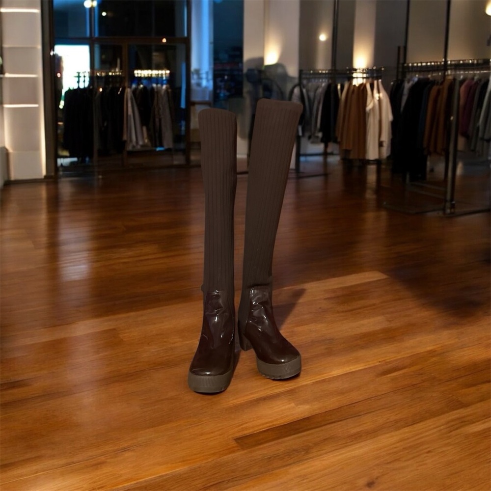 ASOS Chocolate Brown Heeled Boots